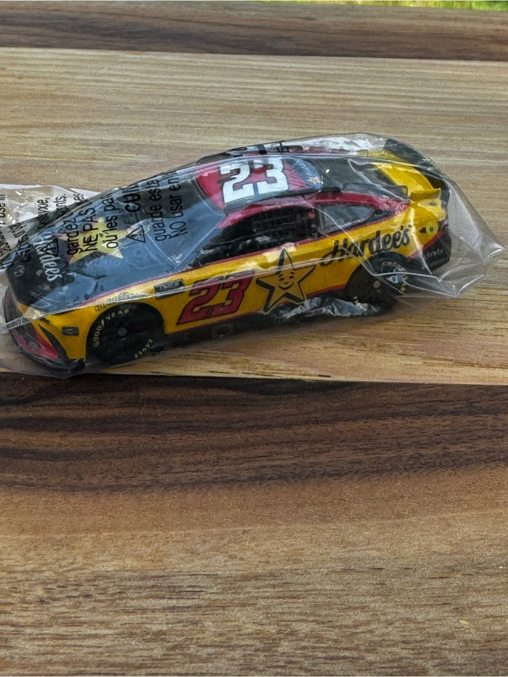 Bubba Wallace #23 Hardee's NASCAR diecast car 1/64 New unopened - Picture 2 of 8